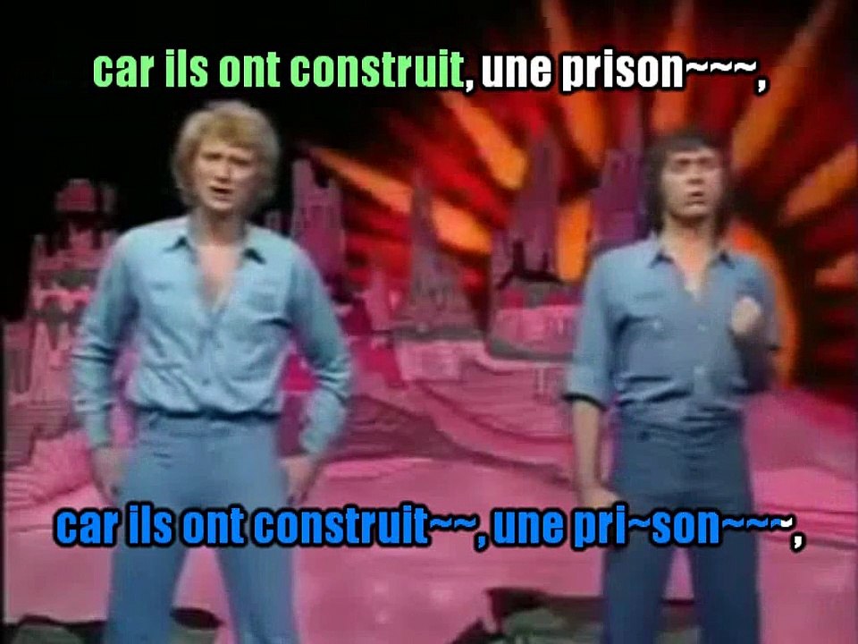 Johnny Hallyday & Michel Mallory_La prison des orphelins (1973)karaoké