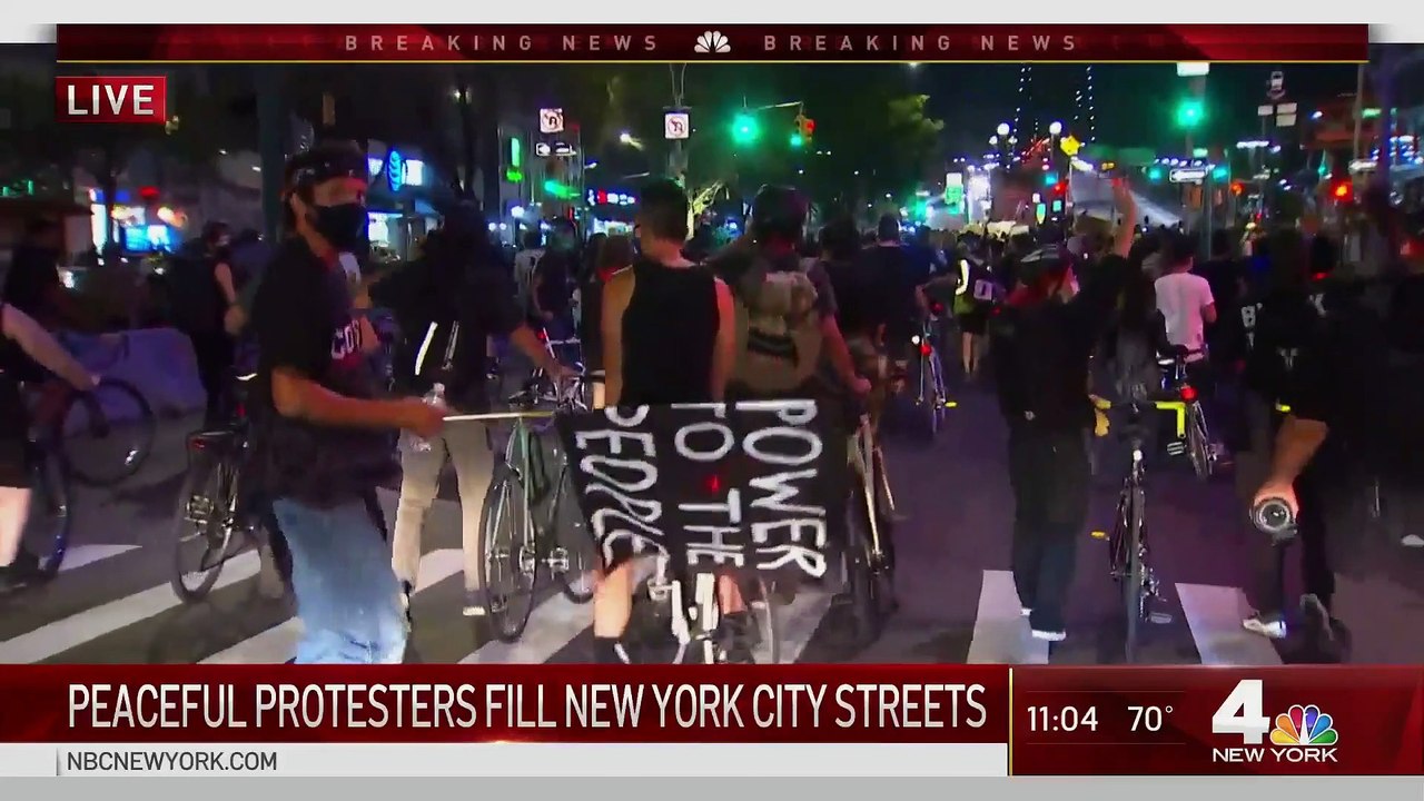 Protesters March Across NYC Following Decision in Breonna Taylor's Killing