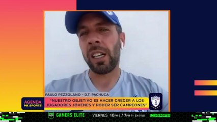 Pezzolano habló sobre sus objetivos al frente de Pachuca: Agenda FS