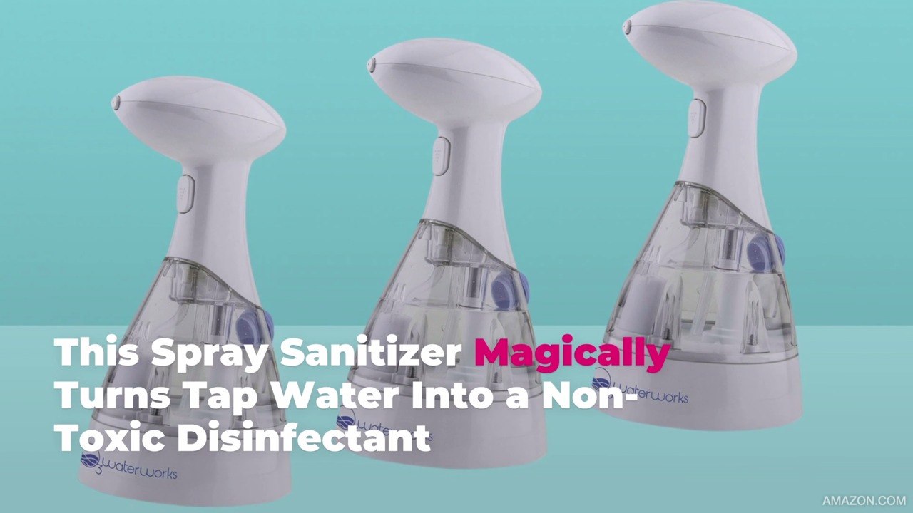 This Spray Sanitizer Magically Turns Tap Water Into a Non-Toxic Disinfectant