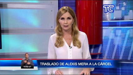 Esta tarde, el exsecretario de la Presidencia, Alexis M. fue trasladado desde Guayaquil a la cárcel de Latacunga
