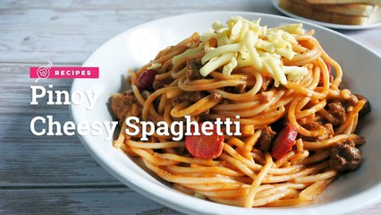 Pinoy Cheesy Spaghetti Recipe | Yummy PH