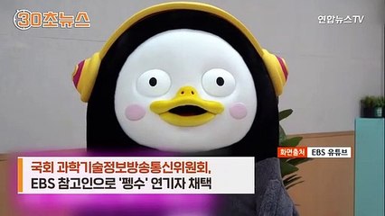 [30초뉴스] 펭수 연기자 국감 나간다?…펭수 "있는 그대로 사랑해줘"