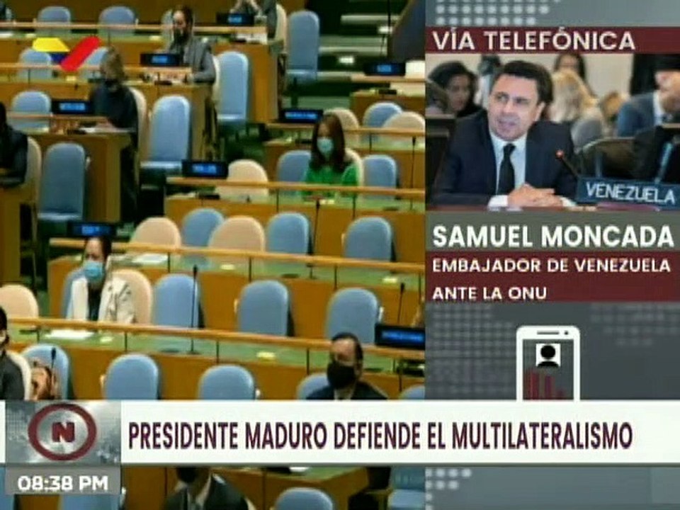 Samuel Moncada:  El mundo reconoció al Pdte. Nicolás Maduro no a un títere o a una ficción colonial