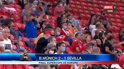 Bayern Munich derrotò al Sevilla y se coronó como campeón de la Supercopa de Europa