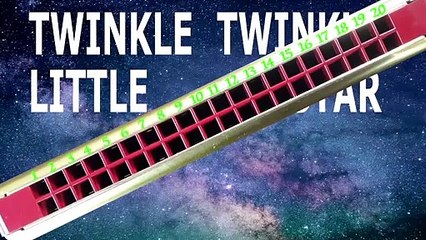 How to Play Twinkle Twinkle Little Star on a Tremolo Harmonica with 20 Holes