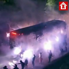 Increíble recibimiento de la afición de Pachuca en el Estadio Hidalgo