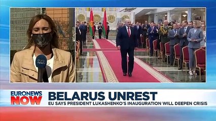 Belarus crisis: EU slams Lukashenko's 'inauguration' as president