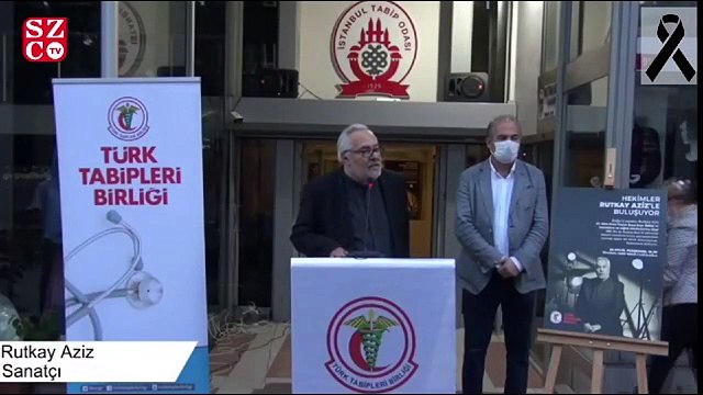 Rutkay Aziz, Yaşam Boyu Onur Ödülü'nü TTB'ye teslim etti