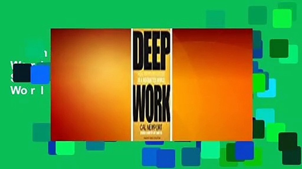 Online lesen  Deep Work: Rules for Focused Success in a Distracted World  E-Book voll