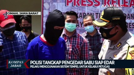 Pengedar Sabu Sistem Tempel Ditangkap Petugas