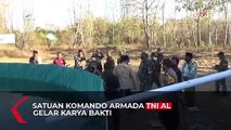 TNI Latih Ketahanan Pangan Budidaya Udang Vaname