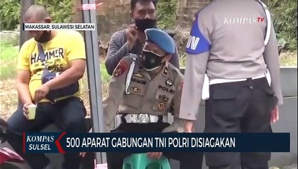 500 Aparat Gabungan Tni Polri, Amankan Pencabutan Nomor Urut Pilwali Makassar
