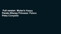 Full version  Mulan's Happy Panda (Disney Princess: Palace Pets) Complete