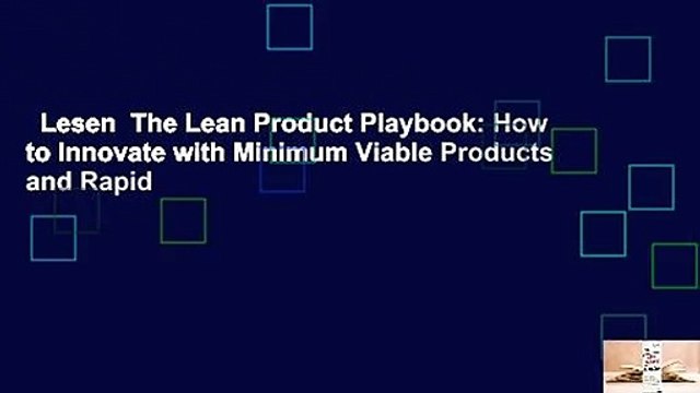 Lesen The Lean Product Playbook: How to Innovate with Minimum Viable Products and Rapid