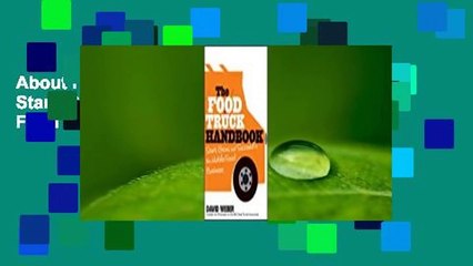 About For Books  The Food Truck Handbook: Start, Grow, and Succeed in the Mobile Food Business