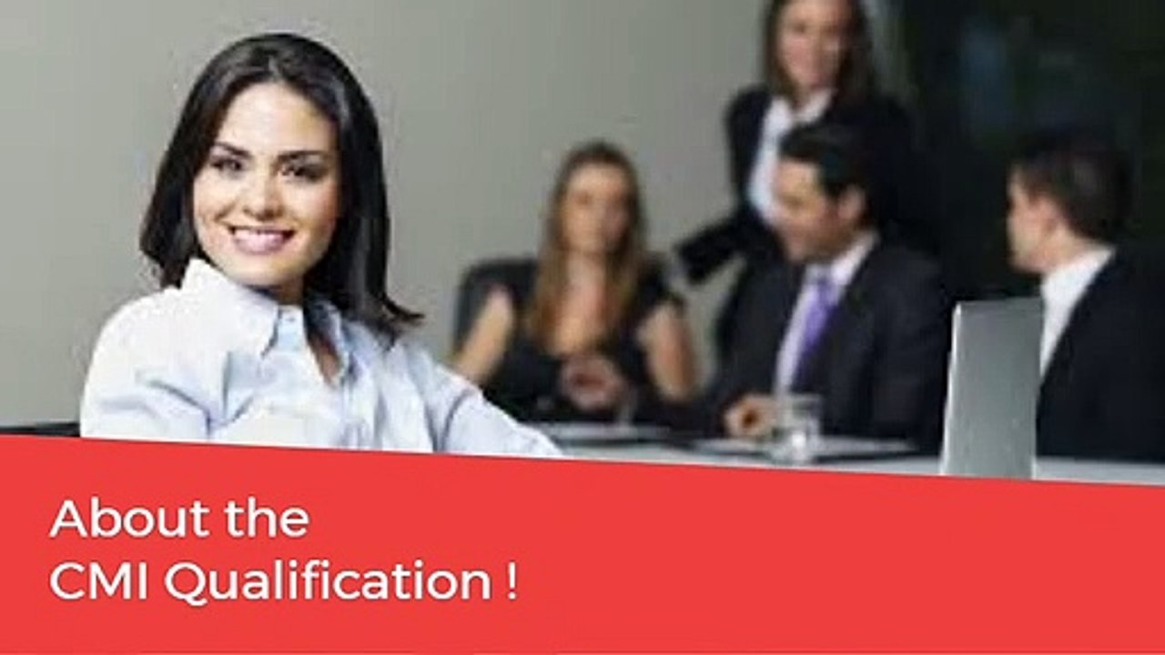 About the CMI Qualification 