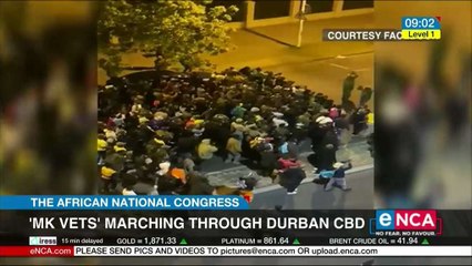 'MK Vets' marching through Durban CBD