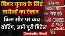 Bihar Election 2020 Dates: Assembly Election की तारीखों का ऐलान, 3 चरणों में चुनाव | वनइंडिया हिंदी