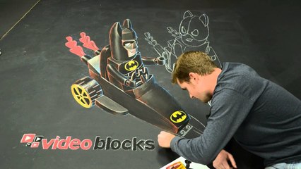 Awesome Lego Batman 3D Art! - AWE ME ARTIST SERIES