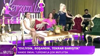 Depreme stüdyoda yakalanan Lerzan mutlu, canlı yayında annesini aradı