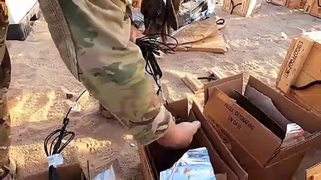 U.S. Soldiers • 745th EOD Disposes of Outdated Ordnance • 22 Sep 2020
