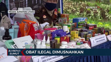 BBPOM Medan Musnahkan Obat dan Makanan Ilegal