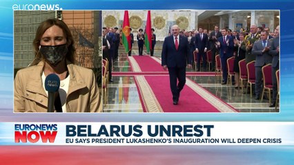 Belarus crisis: EU slams Lukashenko's 'inauguration' as president