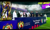 حفل توزيع الجوائز  لنهائي كاس امير الكويت  على فريق العربي الاول والكويت الثاني  21_9_2020