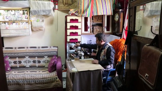 Deri işleme ustası, Türk el sanatını yaşatmaya çalışıyor - ISPARTA