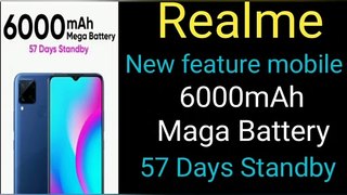 New feature mobile Realme 6000 mAh mega battery