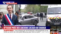 Attaque à l'arme blanche près des anciens locaux de Charlie Hebdo: le maire du 11e arrondissement invite les habitants du quartier à 