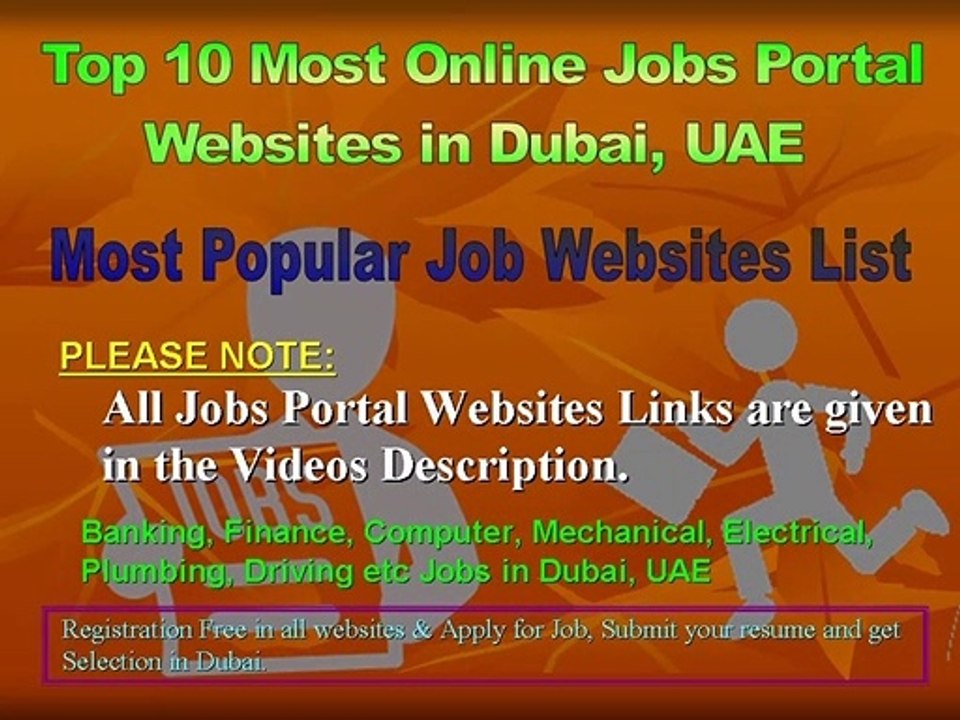 Top 10 Most Online Jobs Portal Websites in Dubai, UAE  أفضل 10 مواقع بوابة وظائف عبر الإنترنت في دبي ، الإمارات العربية المتحدة