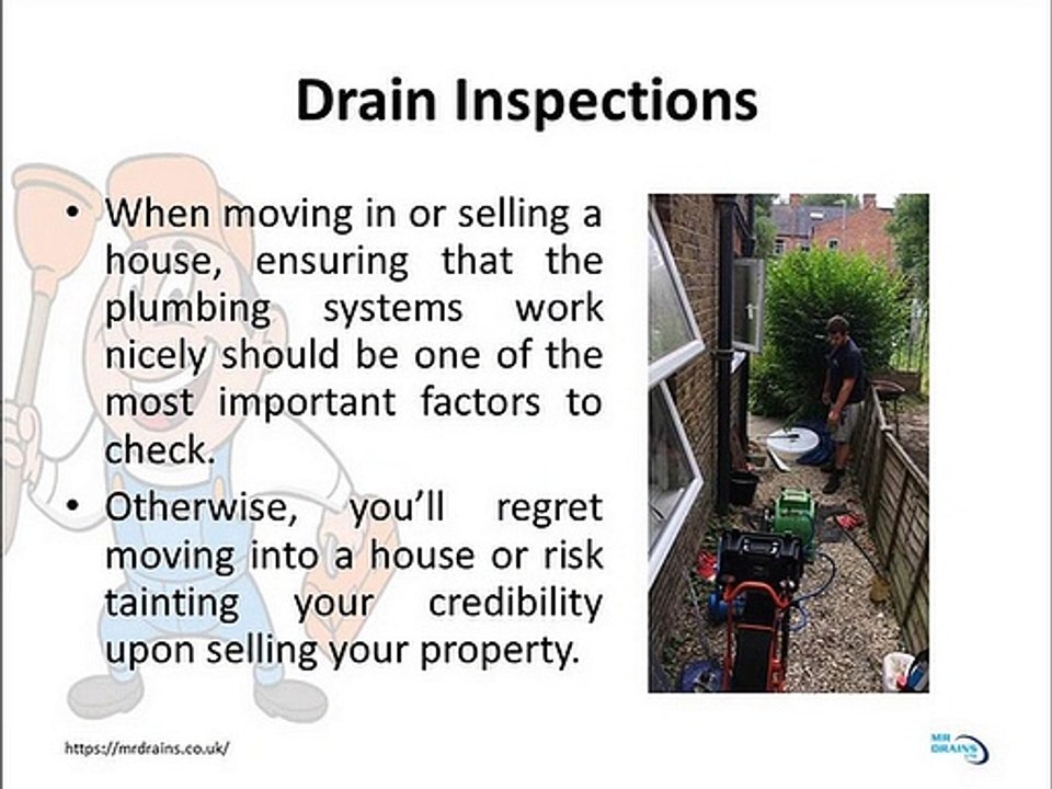 Process of Drain Inspections UK | MR Drains