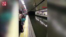 İspanya'da metro istasyonları sular altında kaldı