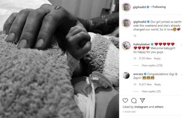 Gigi Hadid e Zayn Malik celebram nascimento da filha: 'Saudável e linda'