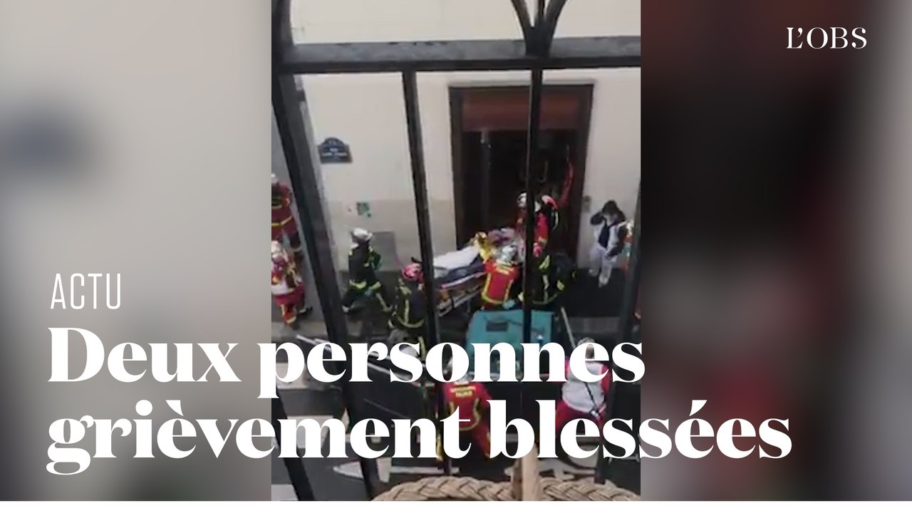 "Charlie Hebdo": les premières images de l'attaque près de la rue Nicolas Appert, ancien siège du journal