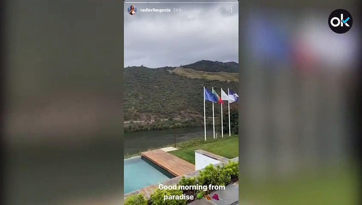 La novia de Denis Suárez triunfa en un entorno paradisíaco