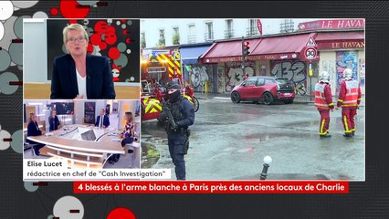 Attaque près des anciens locaux de "Charlie Hebdo" : "C'était d'une très grande violence", raconte Elise Lucet