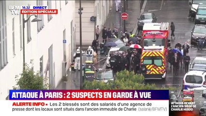 Attaque à Paris: Jean Castex et Gérald Darmanin arrivent sur les lieux