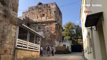 Sinop Tarihi Cezaevi duvarlarında Roma dönemi kitabeleri bulundu
