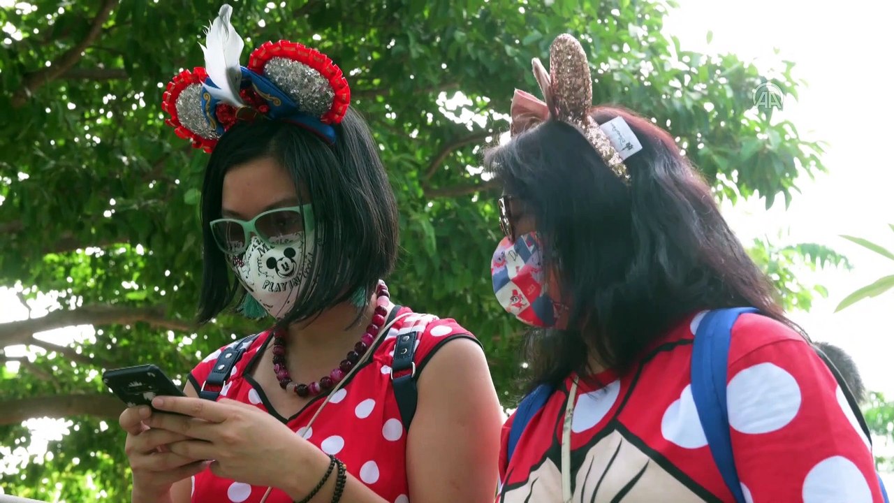 Koronavirüs dolayısıyla iki kez kapatılan Disneyland kapılarını yeniden ziyaretçilere açtı - HONG KONG