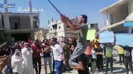 حراك ثوري مناهض لنظام أسد في درعا