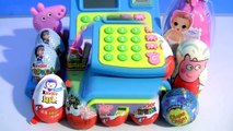 Brinquedo Caixa registradora Peppa Pig Baby Surpresas chupa chups Kider ovos Vamos as Compras