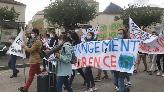 Manifestation du collectif Youth for Climate La Roche sur Yon