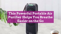 This Powerful Portable Air Purifier Helps You Breathe Easier on the Go