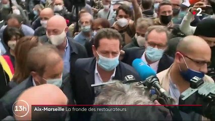 Aix-Marseille : manifestation des restaurateurs suite aux nouvelles restrictions