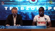 Trabzonspor, Diabate için imza töreni düzenledi