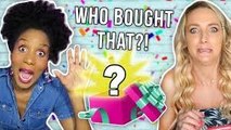 Guessing Who Bought Our Mystery Birthday Gifts!!