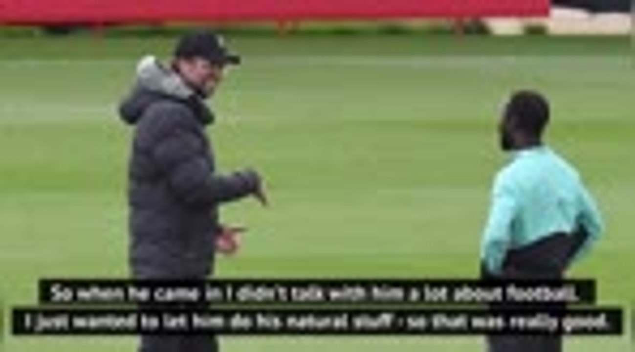Keita's progress at Liverpool pleases Klopp